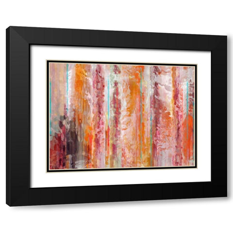 Passion Black Modern Wood Framed Art Print with Double Matting by Kaplinsky, Matt