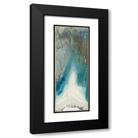 Heleotrope 2 Black Modern Wood Framed Art Print with Double Matting by Bering, Blakely