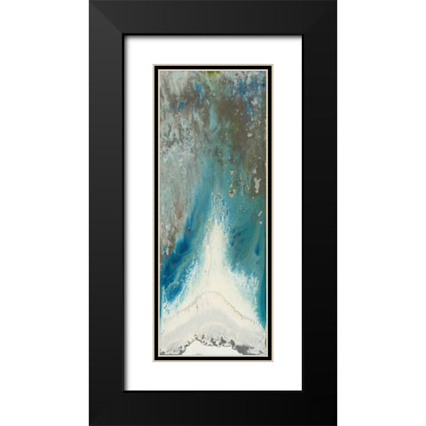 Heleotrope 2 Black Modern Wood Framed Art Print with Double Matting by Bering, Blakely
