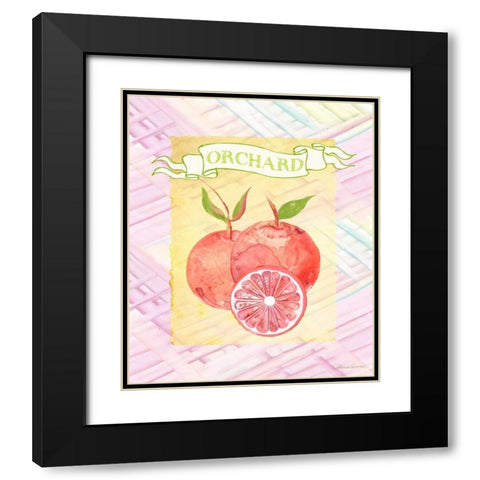 Citrus Orchard 2 Black Modern Wood Framed Art Print with Double Matting by Haberier, Patricia