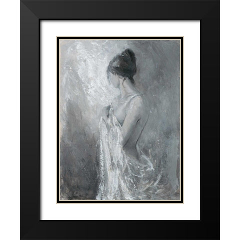Figurative Pose 2 Black Modern Wood Framed Art Print with Double Matting by Wallis, Karen
