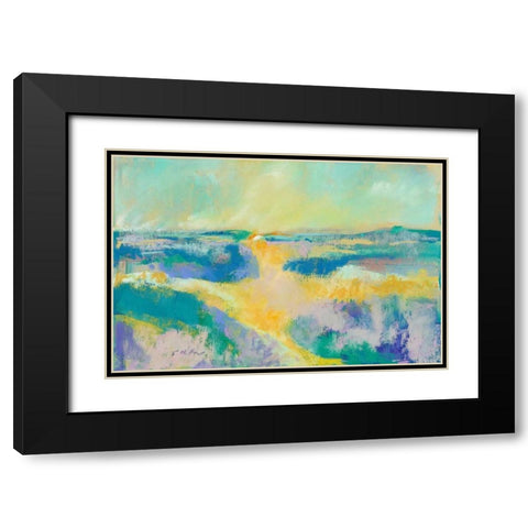 Beyond the Horizon I Black Modern Wood Framed Art Print with Double Matting by Miller, Sonia