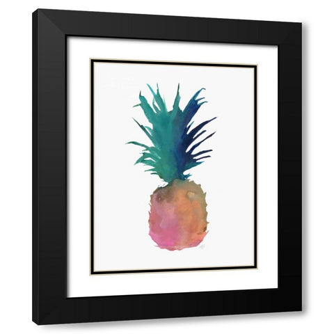 Tropical Life 1 Black Modern Wood Framed Art Print with Double Matting by Swartz, Megan