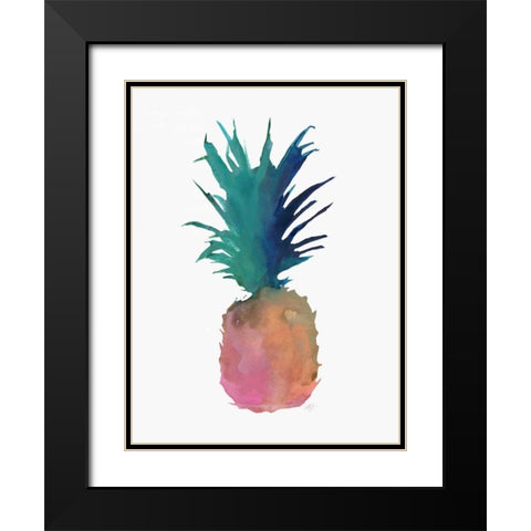 Tropical Life 1 Black Modern Wood Framed Art Print with Double Matting by Swartz, Megan
