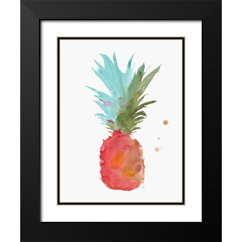Tropical Life 3 Black Modern Wood Framed Art Print with Double Matting by Swartz, Megan