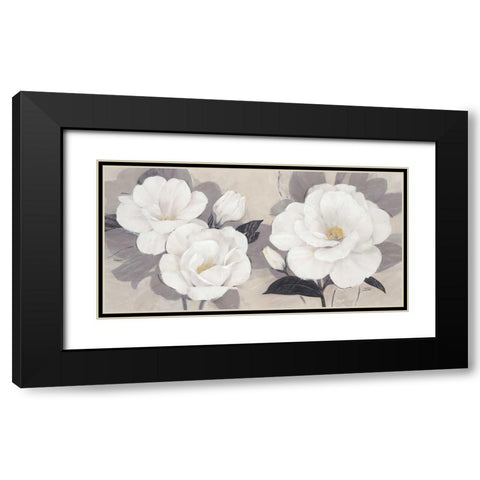 Unfolding Blossoms Black Modern Wood Framed Art Print with Double Matting by Stoyanov, Ivo