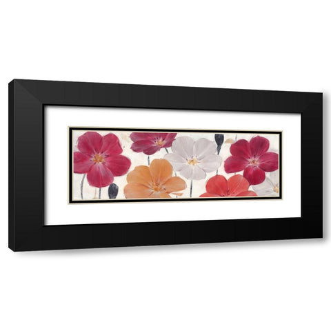 Autumn Party Panel Black Modern Wood Framed Art Print with Double Matting by Stoyanov, Ivo