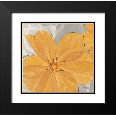 Amber Brights 1 Black Modern Wood Framed Art Print with Double Matting by Stoyanov, Ivo