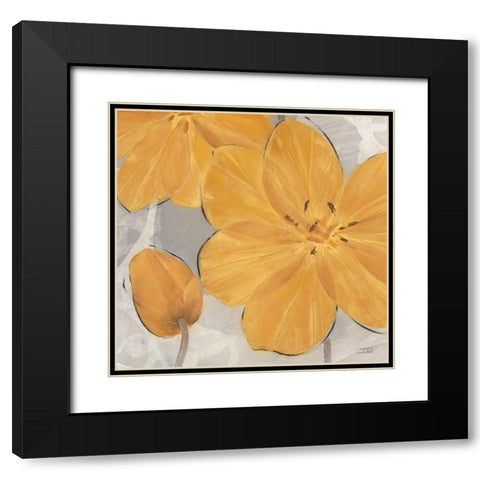 Amber Brights 2 Black Modern Wood Framed Art Print with Double Matting by Stoyanov, Ivo