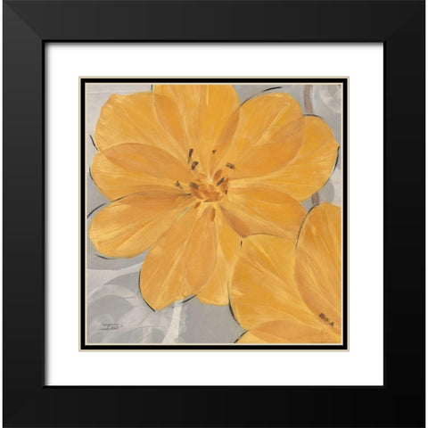 Amber Brights 4 Black Modern Wood Framed Art Print with Double Matting by Stoyanov, Ivo