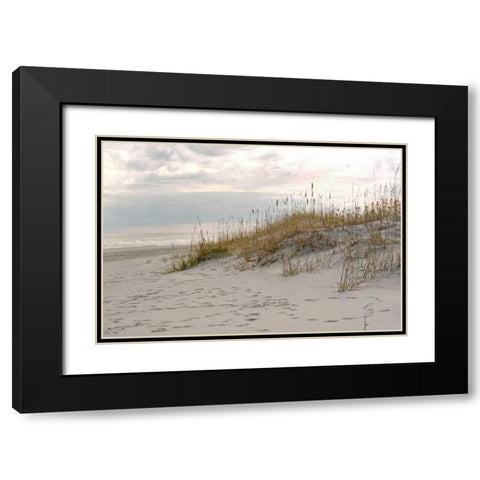 Calm by the Sea Black Modern Wood Framed Art Print with Double Matting by Sememza, Marlana