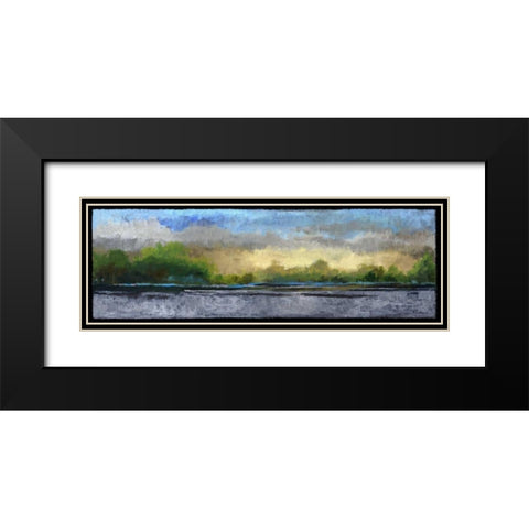 Magic Vista Black Modern Wood Framed Art Print with Double Matting by Kroeker, Wendy