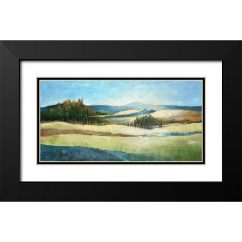 Far Horizons Black Modern Wood Framed Art Print with Double Matting by Kroeker, Wendy