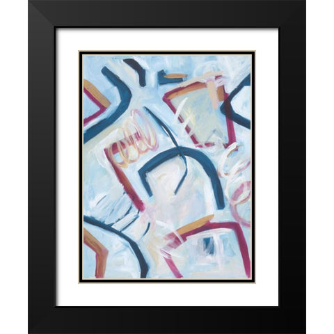 Building Dreams Black Modern Wood Framed Art Print with Double Matting by Phelps, Edith