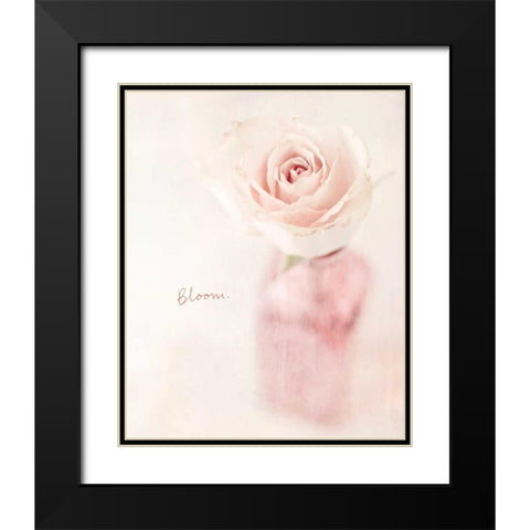 Quiet Floral Setting 2 Black Modern Wood Framed Art Print with Double Matting by Susannah Tucker Photography