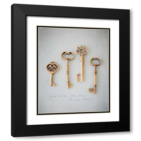 You Hold The Keys Black Modern Wood Framed Art Print with Double Matting by Susannah Tucker Photography