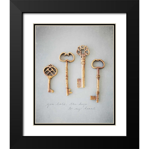 You Hold The Keys Black Modern Wood Framed Art Print with Double Matting by Susannah Tucker Photography
