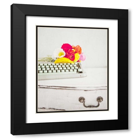 Happy Daydream 1 Black Modern Wood Framed Art Print with Double Matting by Susannah Tucker Photography