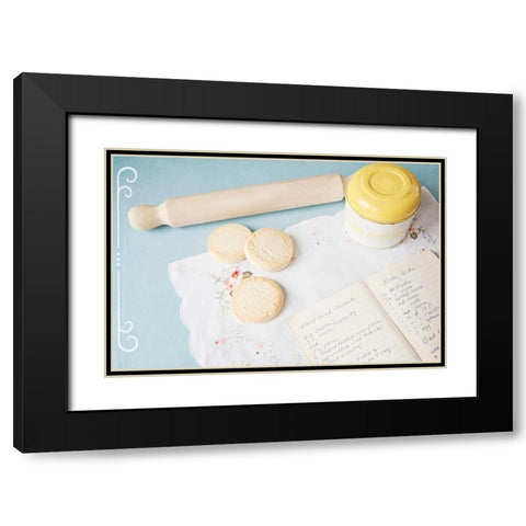 Baking Diary 4 Black Modern Wood Framed Art Print with Double Matting by Susannah Tucker Photography
