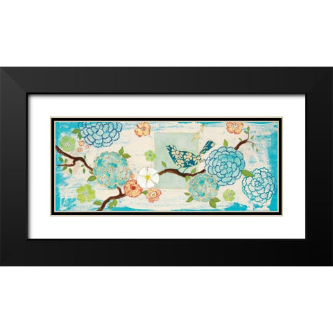 Heavenly Creatures Black Modern Wood Framed Art Print with Double Matting by Studio M