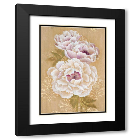 Opulent Simplicity 1 Black Modern Wood Framed Art Print with Double Matting by Studio M
