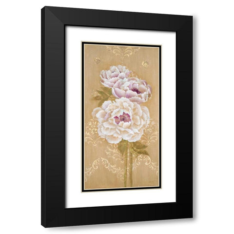Opulent Simplicity Panel 1 Black Modern Wood Framed Art Print with Double Matting by Studio M