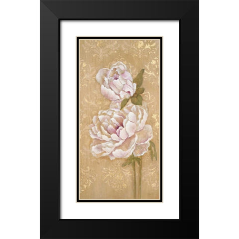 Opulent Simplicity Panel 2 Black Modern Wood Framed Art Print with Double Matting by Studio M