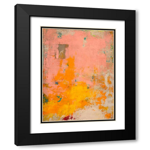 Urban Collage 62 Black Modern Wood Framed Art Print with Double Matting by Fainelli, Deanna