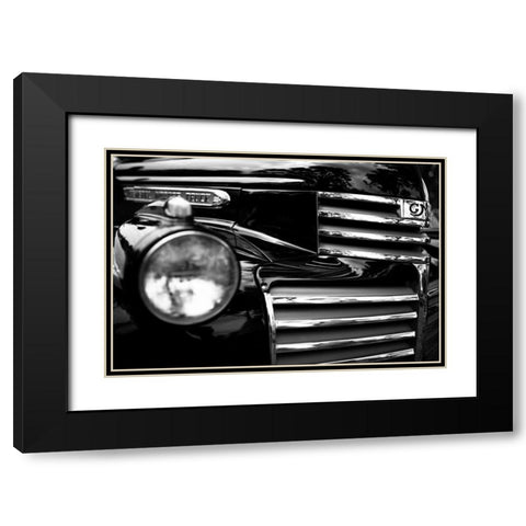 Chrome and Grills Black Modern Wood Framed Art Print with Double Matting by Mark Spowart Photography