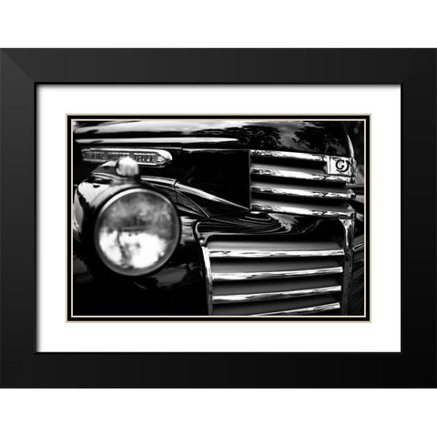 Chrome and Grills Black Modern Wood Framed Art Print with Double Matting by Mark Spowart Photography