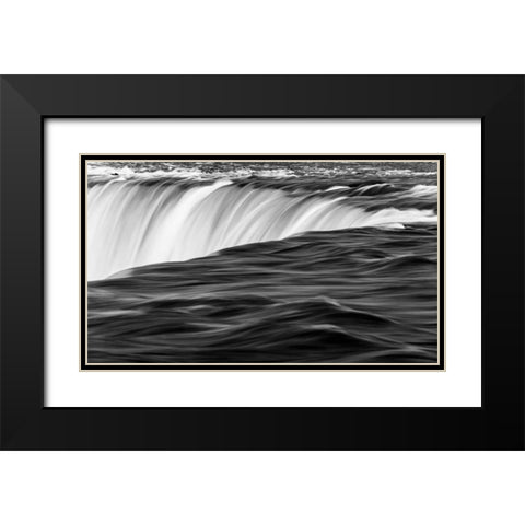 Over The Edge Black Modern Wood Framed Art Print with Double Matting by Mark Spowart Photography