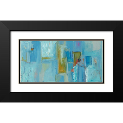Morning Commute Black Modern Wood Framed Art Print with Double Matting by Aubrey