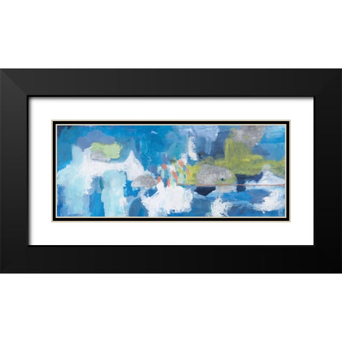 Joyous Spring Black Modern Wood Framed Art Print with Double Matting by Aubrey