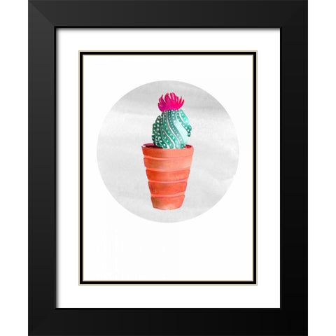 Mojave Cactus 2 Black Modern Wood Framed Art Print with Double Matting by Smith, Crystal