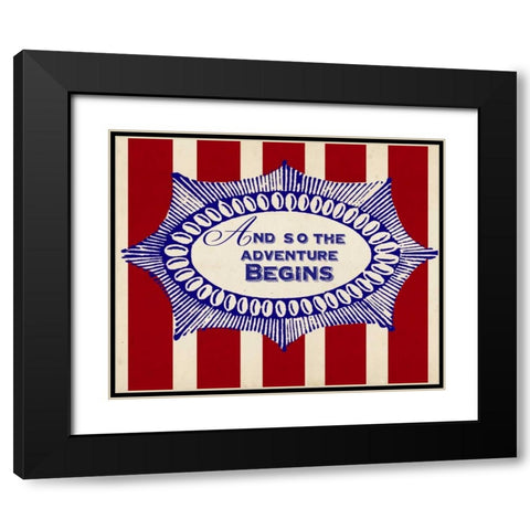 Nautical Advice 7 Black Modern Wood Framed Art Print with Double Matting by Z Studio