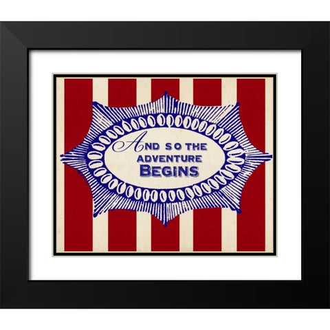 Nautical Advice 7 Black Modern Wood Framed Art Print with Double Matting by Z Studio