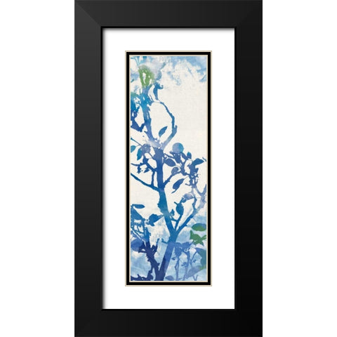 Flowing Branches II Black Modern Wood Framed Art Print with Double Matting by Dos Santos, Bella