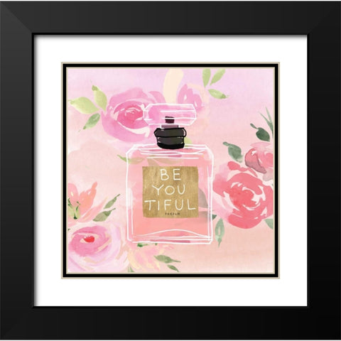 Pretty Parfum! Black Modern Wood Framed Art Print with Double Matting by Dos Santos, Bella