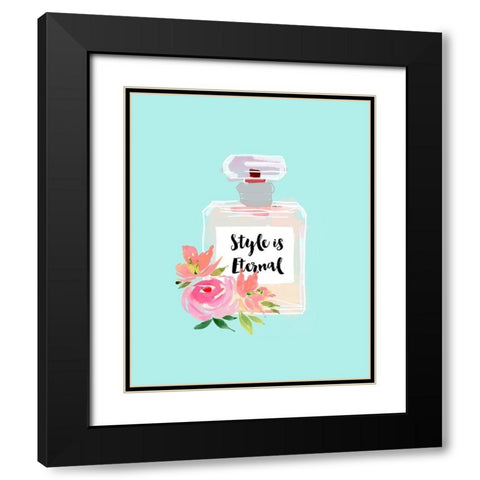 Style Is Eternal Black Modern Wood Framed Art Print with Double Matting by Dos Santos, Bella