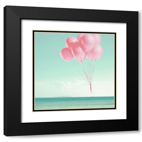 Follow The Breeze Black Modern Wood Framed Art Print with Double Matting by Dos Santos, Bella