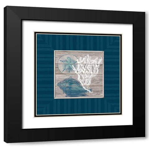 Coastal Wonders Black Modern Wood Framed Art Print with Double Matting by Appleman, Sam