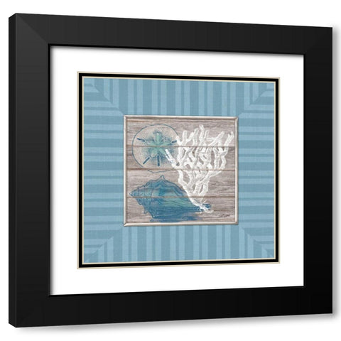 Coastal Wonders Black Modern Wood Framed Art Print with Double Matting by Appleman, Sam
