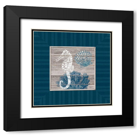 Coastal Dream Black Modern Wood Framed Art Print with Double Matting by Appleman, Sam