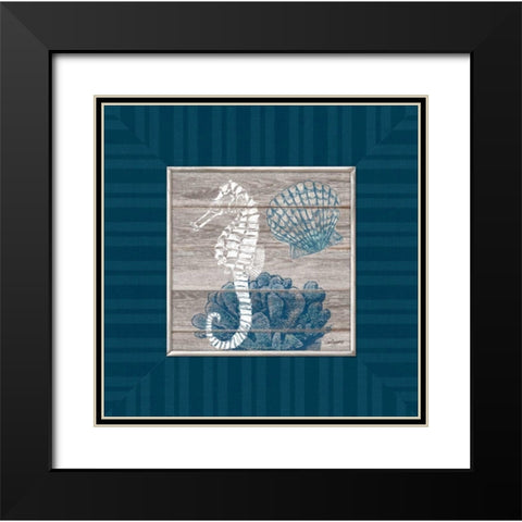 Coastal Dream Black Modern Wood Framed Art Print with Double Matting by Appleman, Sam