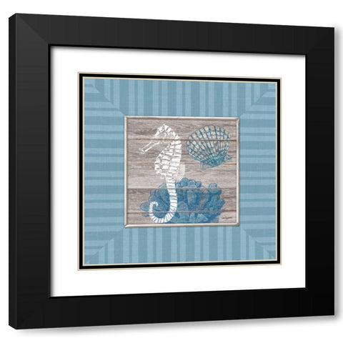 Coastal Dream Black Modern Wood Framed Art Print with Double Matting by Appleman, Sam