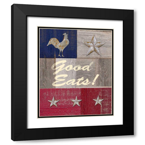 Good Eats Black Modern Wood Framed Art Print with Double Matting by Appleman, Sam
