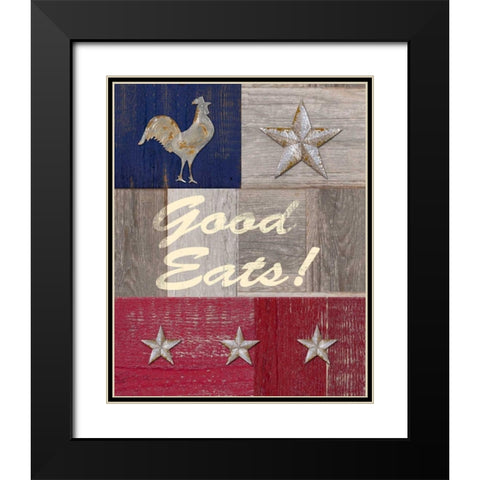 Good Eats Black Modern Wood Framed Art Print with Double Matting by Appleman, Sam