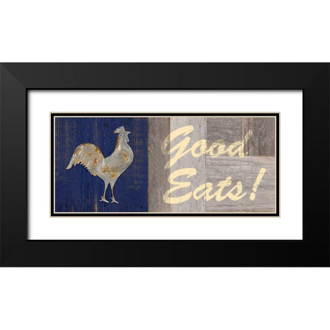 Good Eats Black Modern Wood Framed Art Print with Double Matting by Appleman, Sam