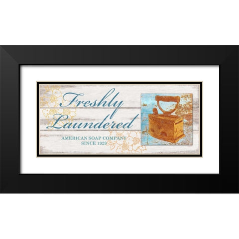 Freshly Laundered Black Modern Wood Framed Art Print with Double Matting by Appleman, Sam