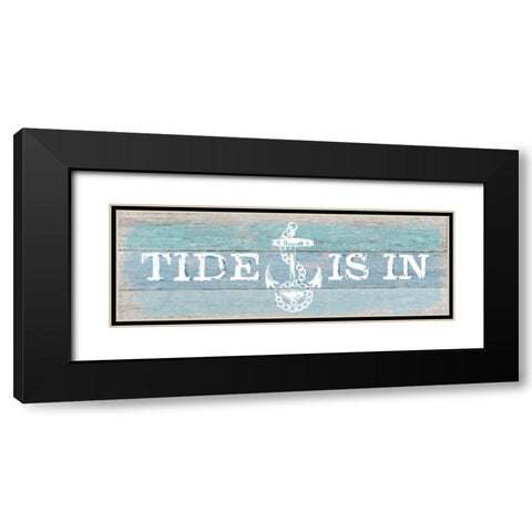 Tide Is In Black Modern Wood Framed Art Print with Double Matting by Appleman, Sam